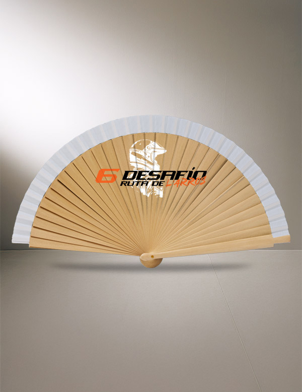 Mod. 900ML Abanico Madera Barnizada